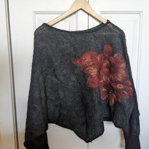 Anthropologie Mohair wool blend sweater